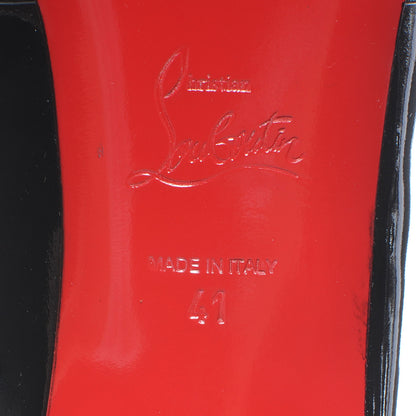 Christian Louboutin Patent Shelley 90 Pumps 41 Black Red 6 of 7