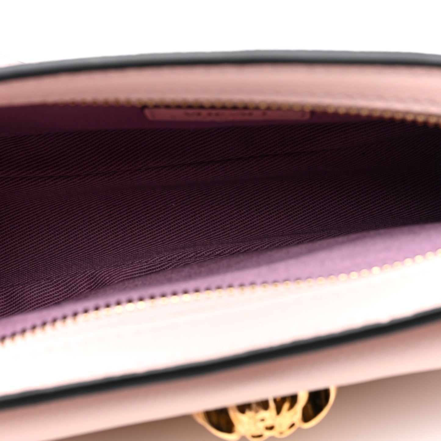 Grained Calfskin La Medusa Mini Crossbody Bag Dusty Rose