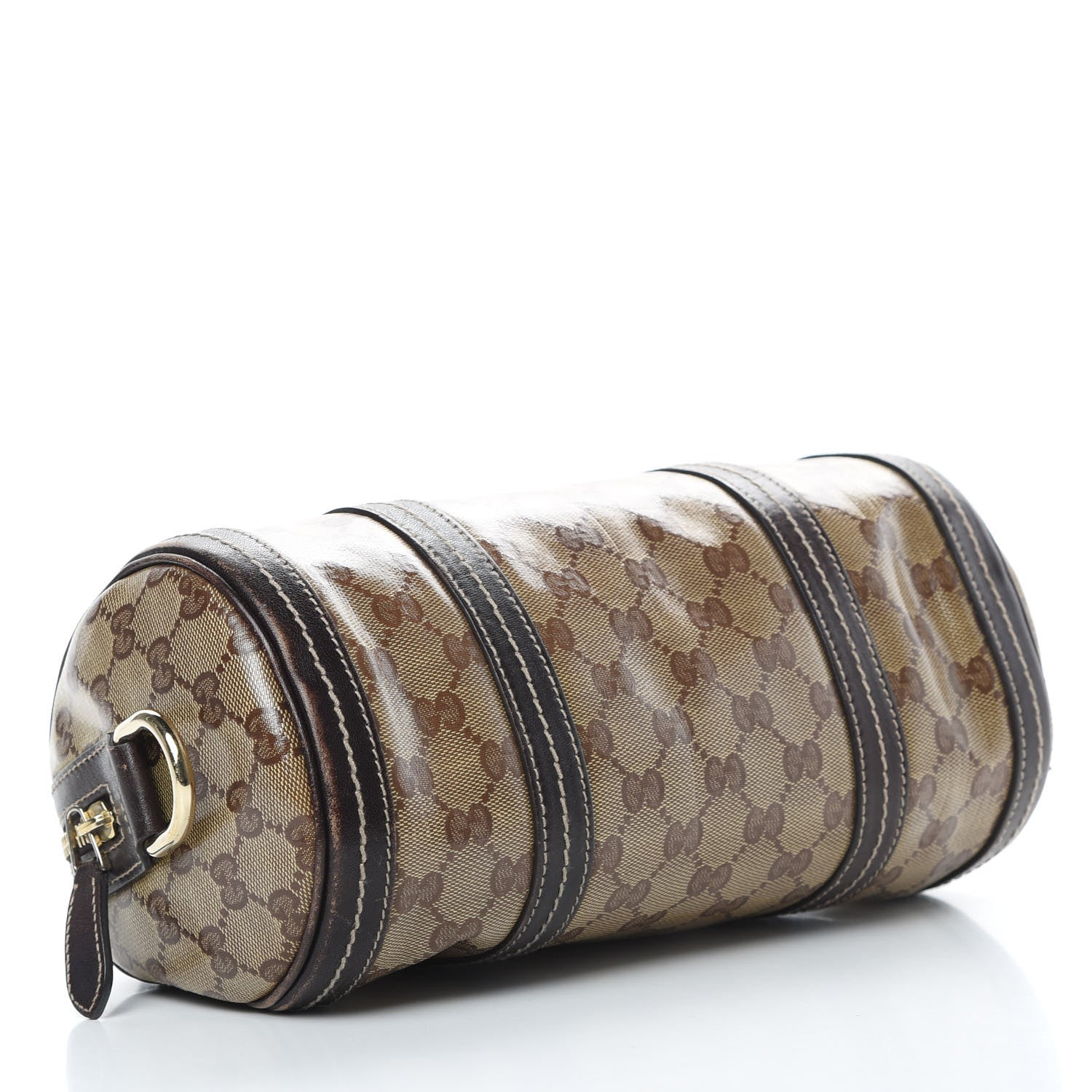 Gucci Crystal Monogram Duchessa Small Boston Bag Brown 4 of 14