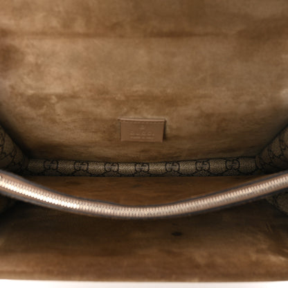 Gucci GG Supreme Monogram Small Dionysus Shoulder Bag Taupe 5 of 12