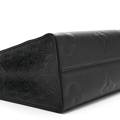 Louis Vuitton Empreinte Monogram Giant Onthego MM Black 8 of 9