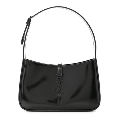 Saint Laurent Patent Le 5 A 7 Hobo Black 1 of 10