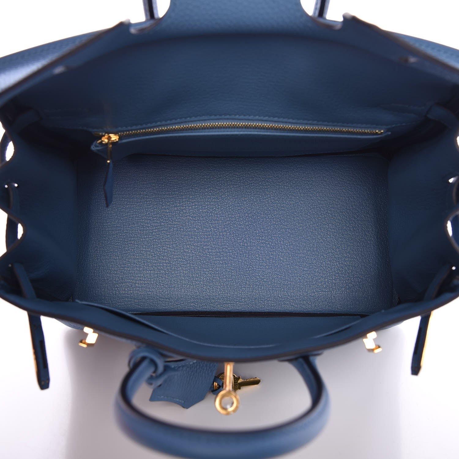 Hermes Togo Birkin 25 Azur 12 of 33