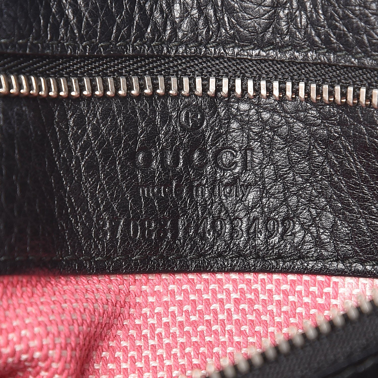 Gucci Cellarius Calfskin Small Bamboo Daily Top Handle Bag Black 7 of 7