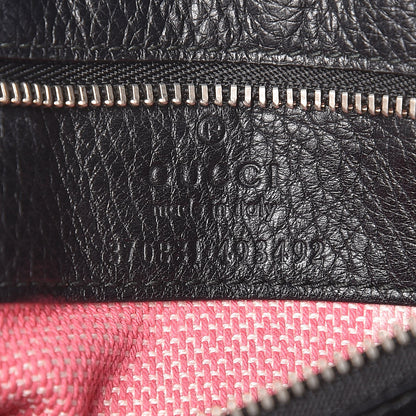 Gucci Cellarius Calfskin Small Bamboo Daily Top Handle Bag Black 7 of 7