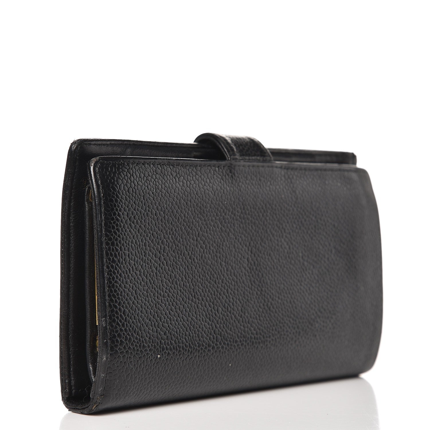 Chanel Caviar Timeless CC French Wallet Black 3 of 11