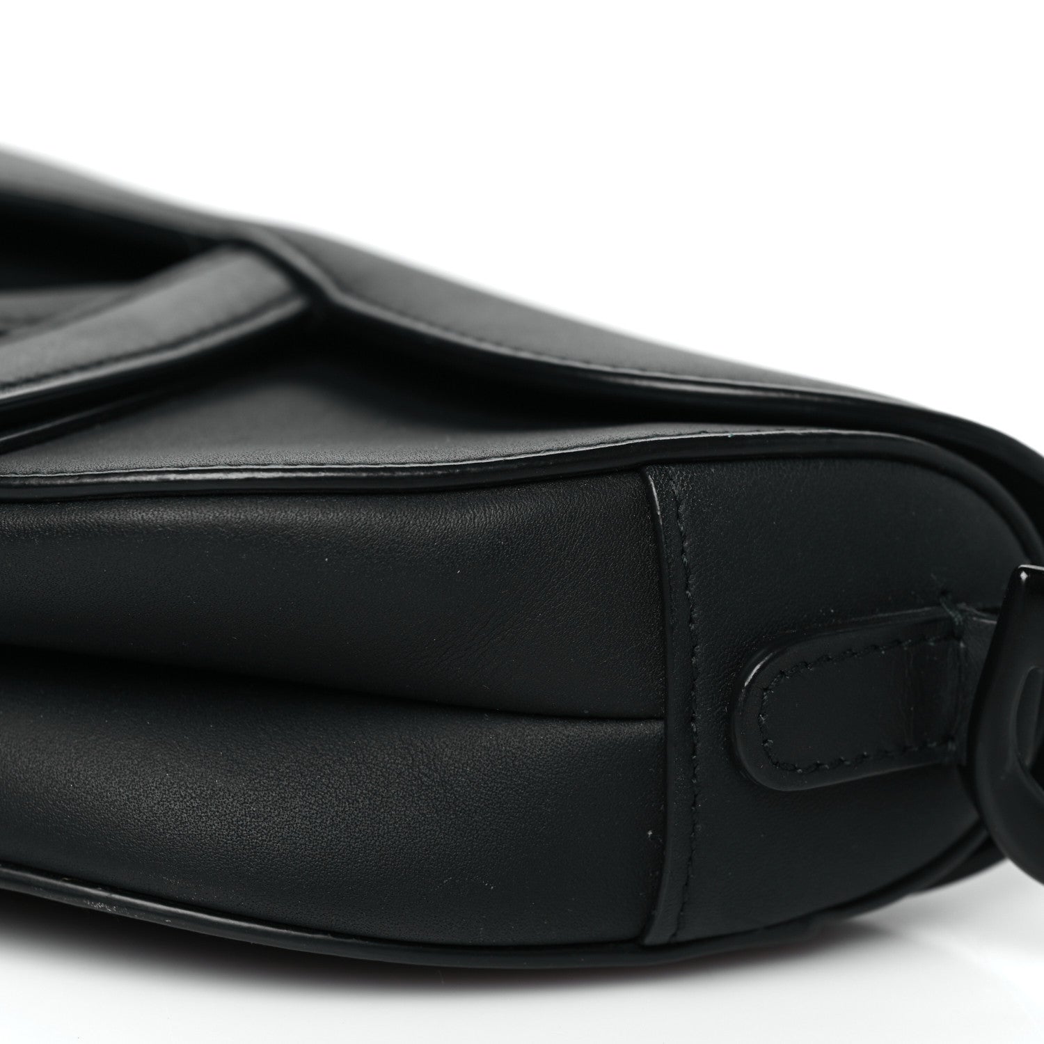 Christian Dior Ultra Matte Calfskin Mini Saddle Bag Black 10 of 12
