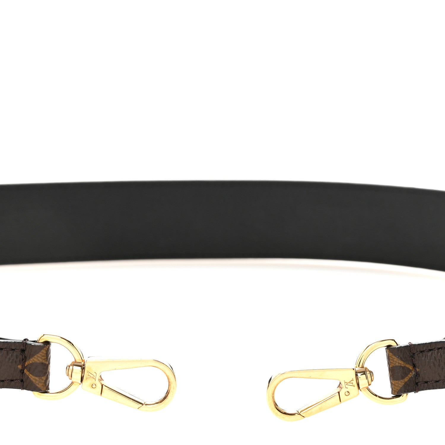 Louis Vuitton Monogram Bandouliere Shoulder Strap Black 3 of 5