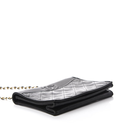 Chanel Lambskin Quilted CC Small Single Flap Black 3 of 12