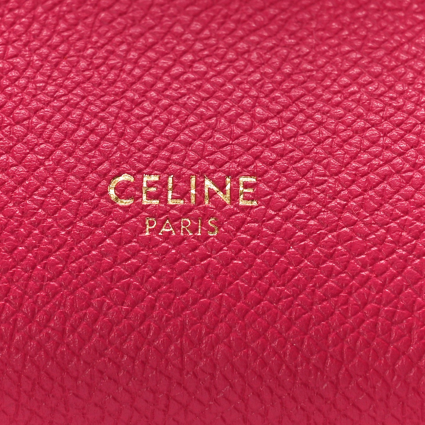 Celine Grained Calfskin Nano Belt Bag Raspberry 6 of 9