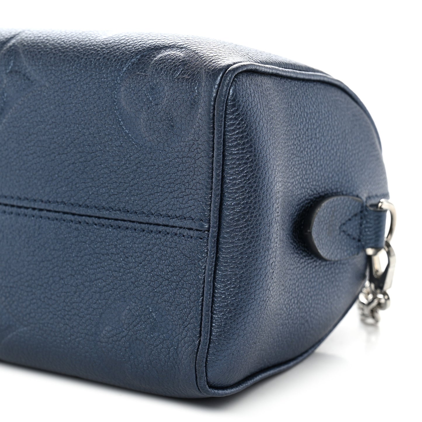 Metallic Empreinte Monogram Giant Speedy Bandouliere 20 Navy Nacre