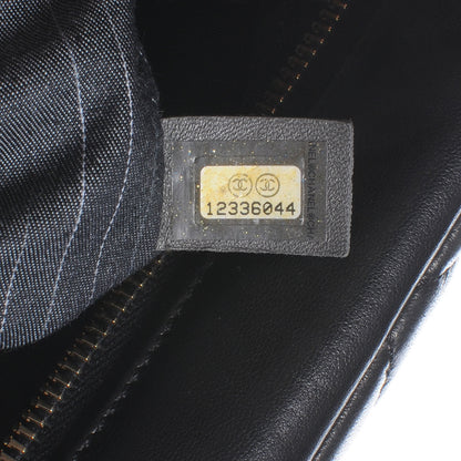 Chanel Glazed Calfskin Portobello Tote Black 7 of 8