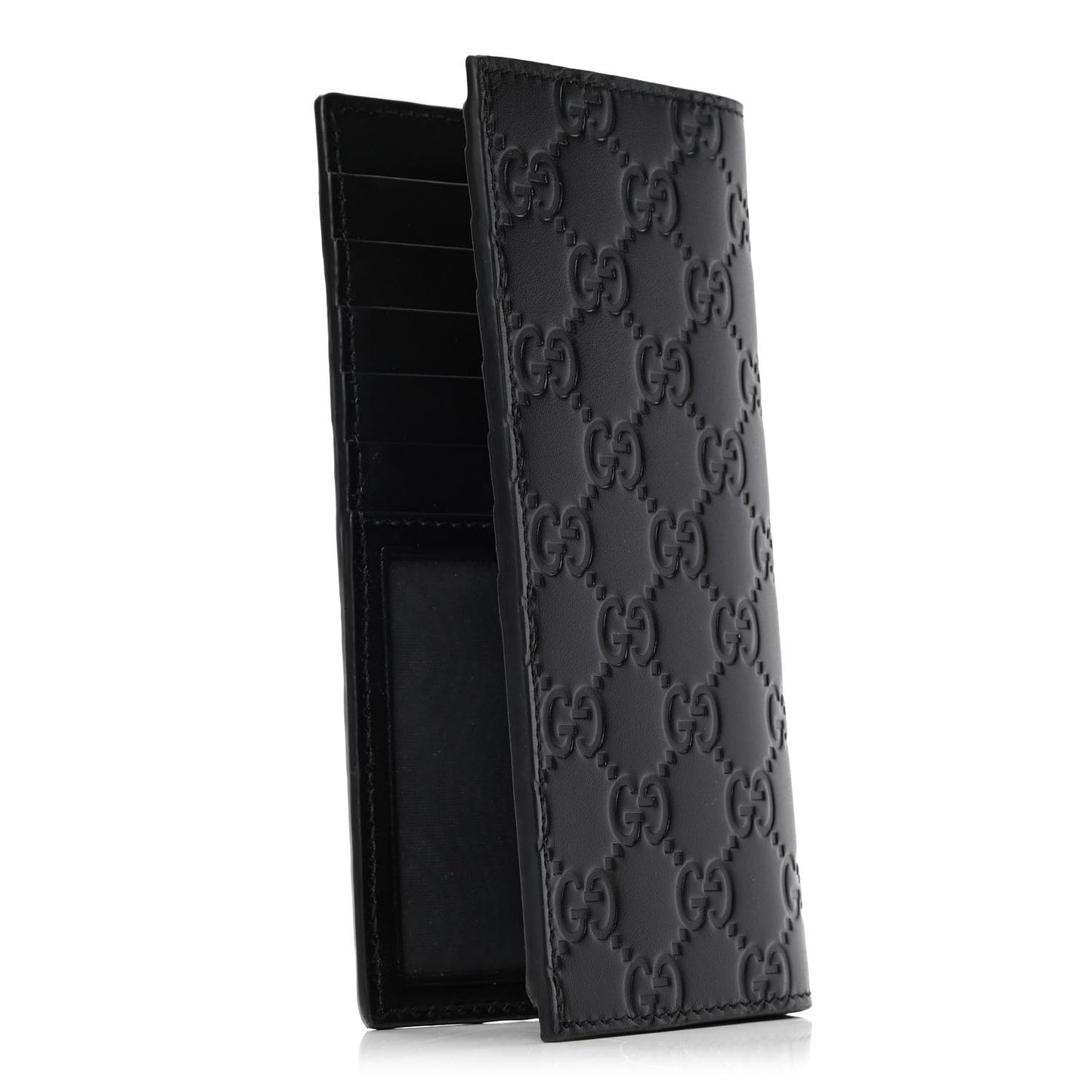 Guccissima Long Wallet Black