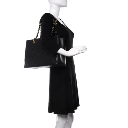 Chanel Caviar Quilted Grand Shopping Tote GST Black 2 of 10
