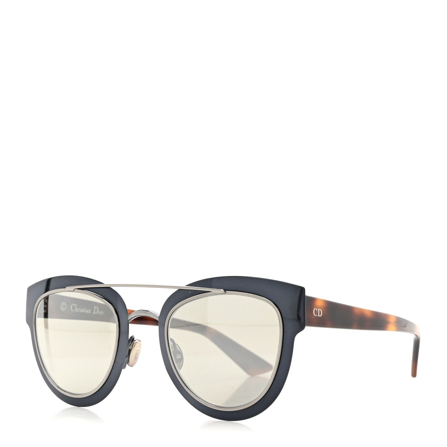 Christian Dior Acetate DiorChromic Sunglasses Blue Havana 1 of 7