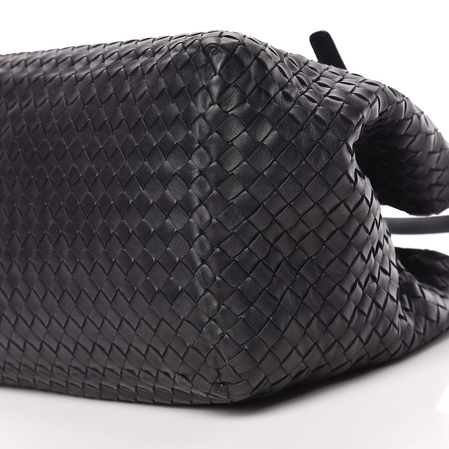 Nappa Intrecciato Medium Seamless Tote Black
