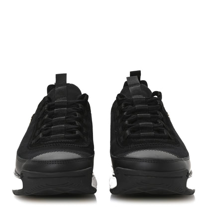Chanel Velvet Calfskin Mixed Fibers CC Sneakers 38 Black 3 of 8
