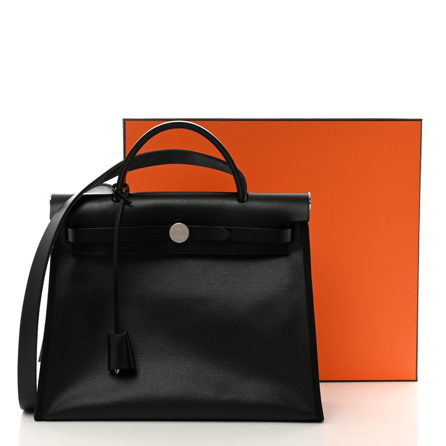 Toile H Berline Vache Hunter Herbag Zip PM 31 Black Ecru