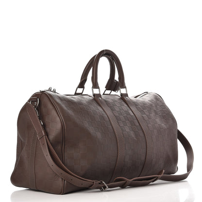 Louis Vuitton Damier Infini Keepall Bandouliere 45 Meteor 3 of 7