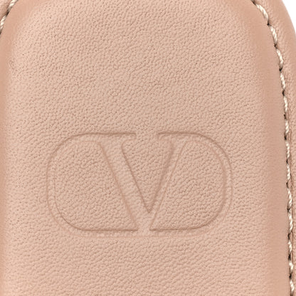 Valentino Garavani Nappa Roman Stud Flat Slippers 38.5 Rose Cannelle 7 of 8