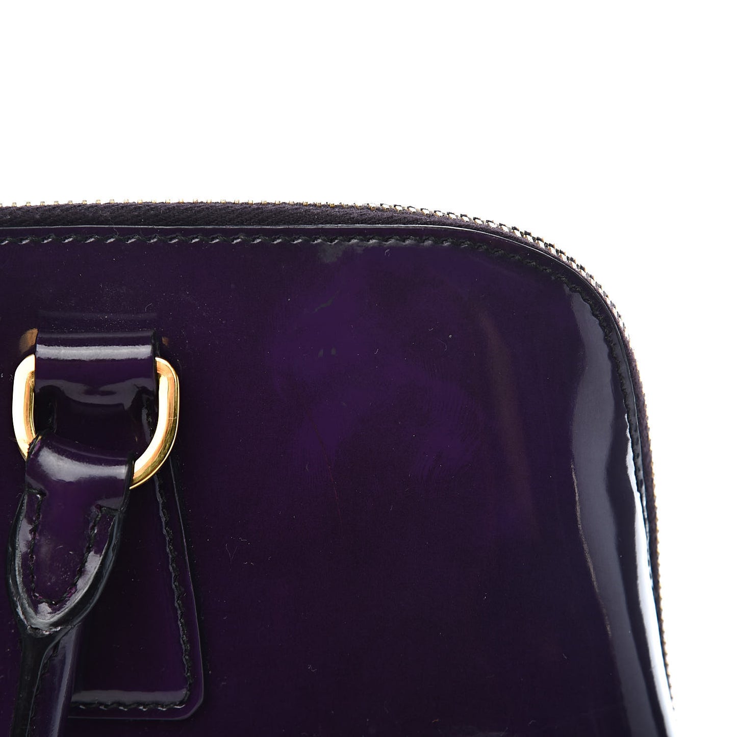 Spazzolato Medium Promenade Tote Viola Fume