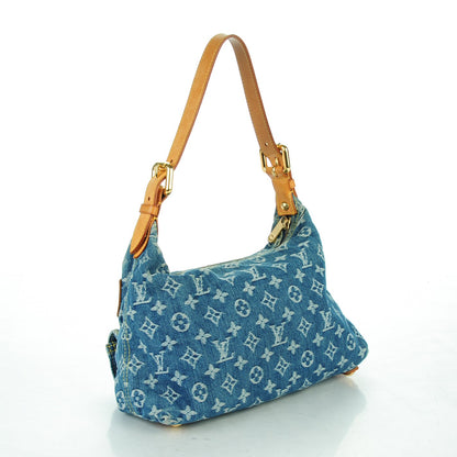 Louis Vuitton Monogram Denim Baggy PM Blue 3 of 7