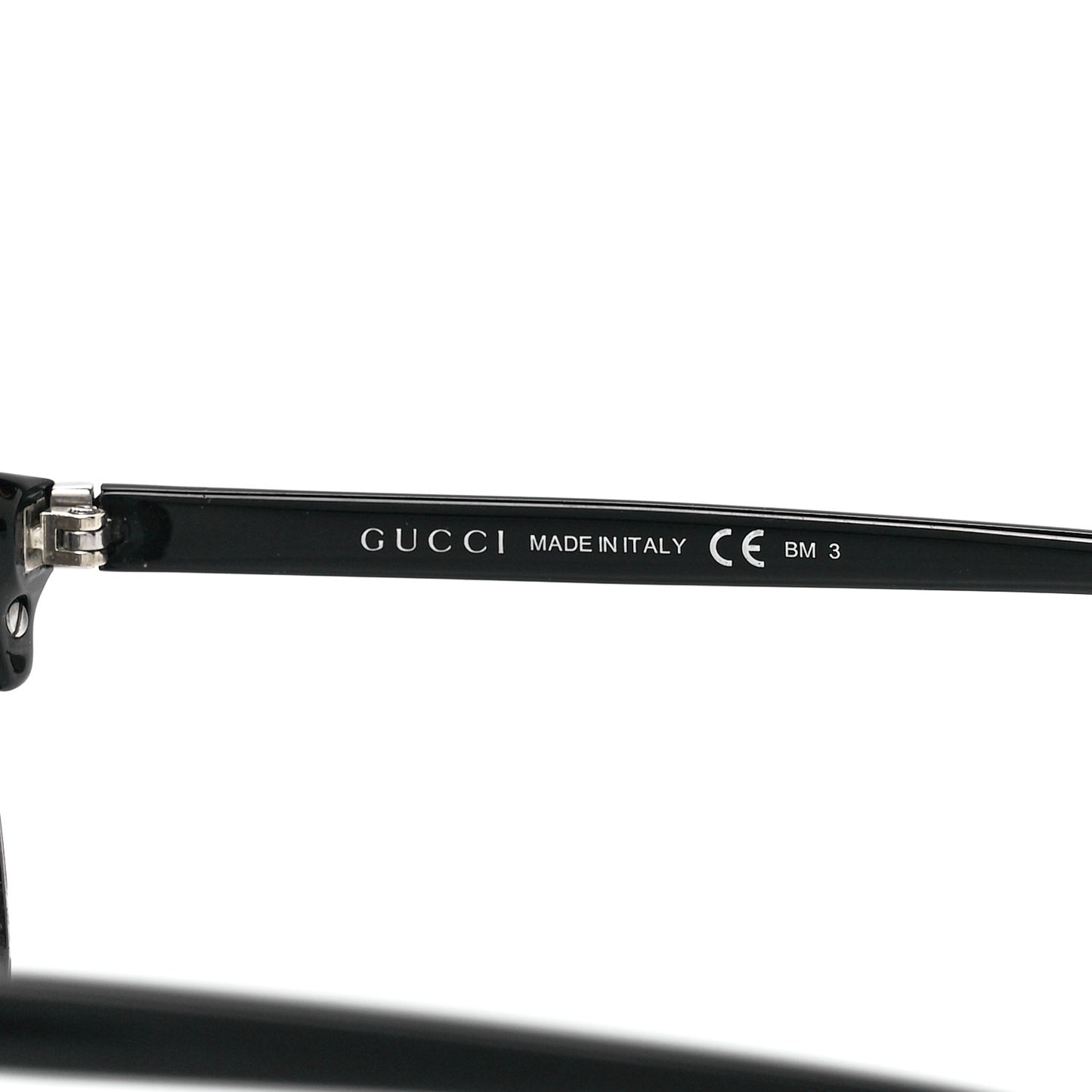 Acetate Metal Rectangle Sunglasses GG 2227/S Black