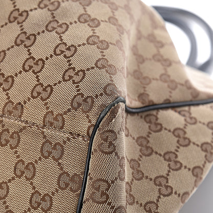 Gucci Monogram Large Sukey Tote Beige Ebony Black 12 of 15