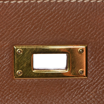 Hermes Courchevel Kelly Retourne 32 Gold 23 of 34