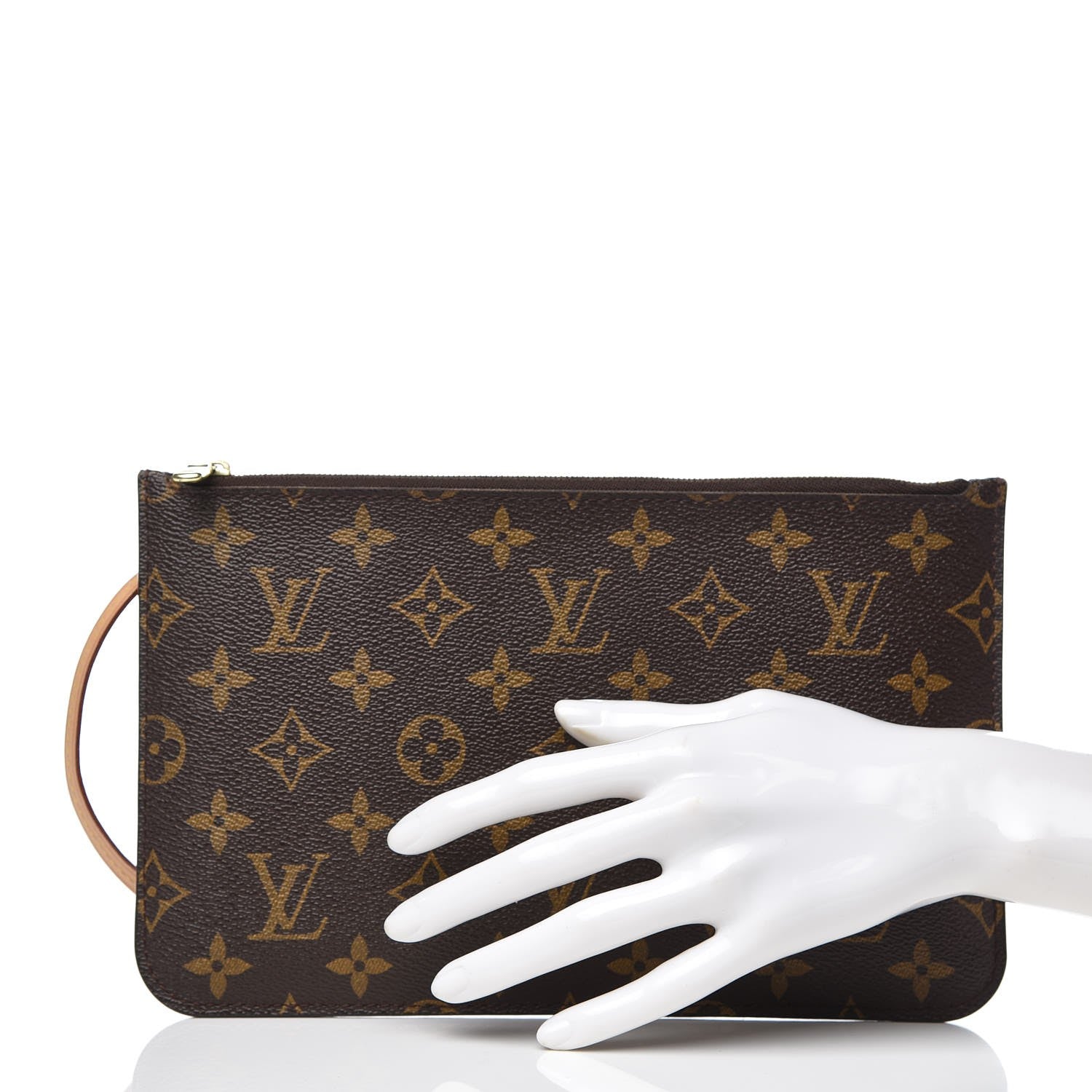 Louis Vuitton Monogram Neverfull MM GM Pochette 2 of 9