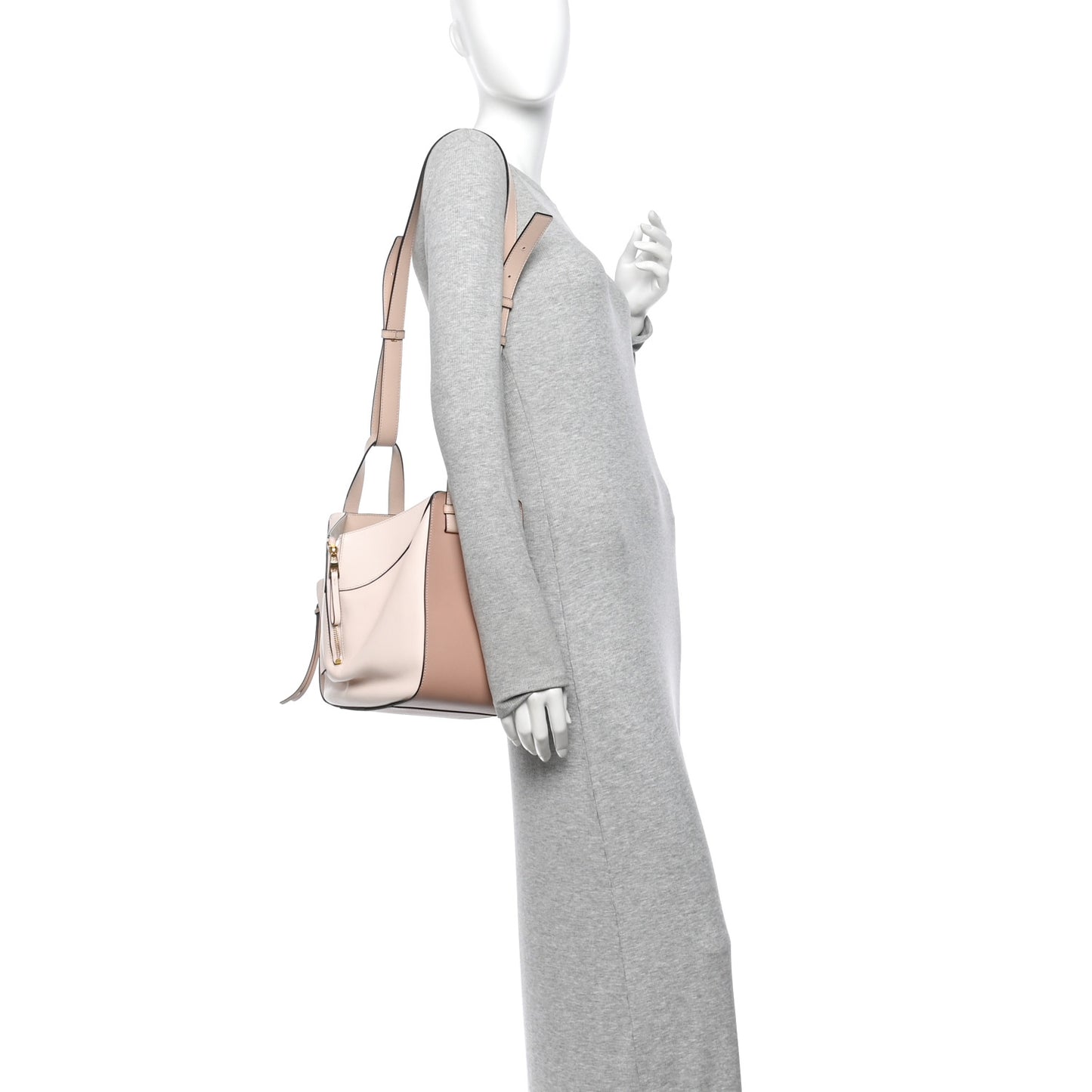Calfskin Small Hammock Shoulder Bag Pink