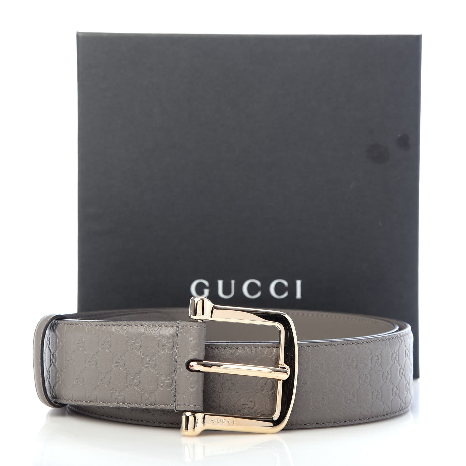 Gucci Soft Microguccissima Margaux Calfskin Belt 90 36 Loess 7 of 7