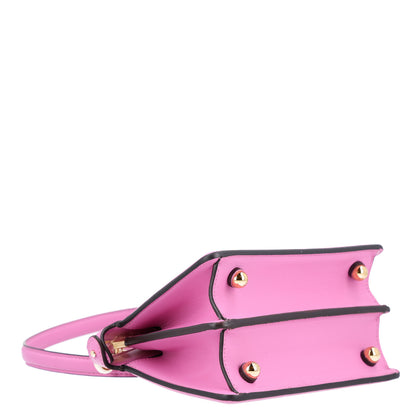 Fendi Shiny Nappa Petite Peekaboo I SEE U Satchel Rosa 4 of 9