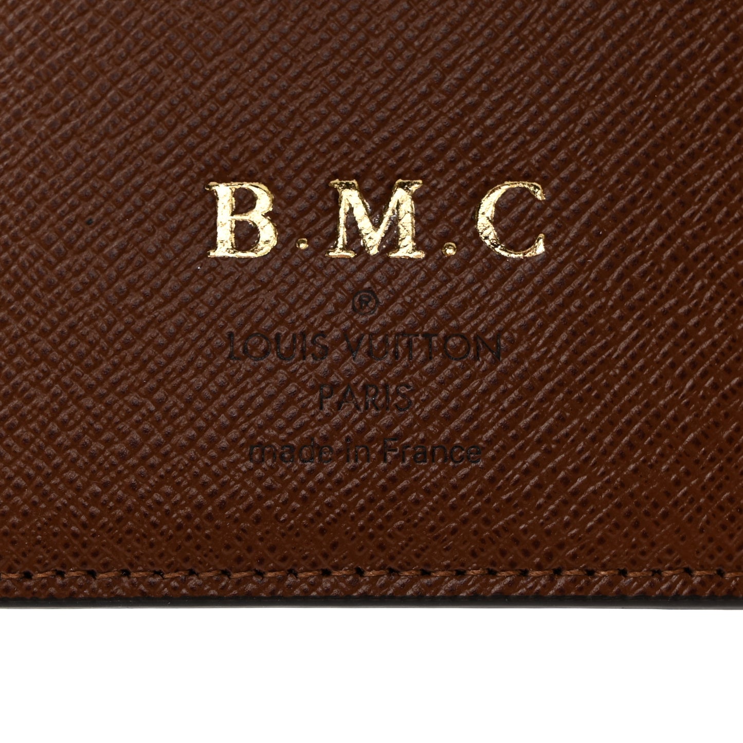 Monogram Pocket Agenda Cover