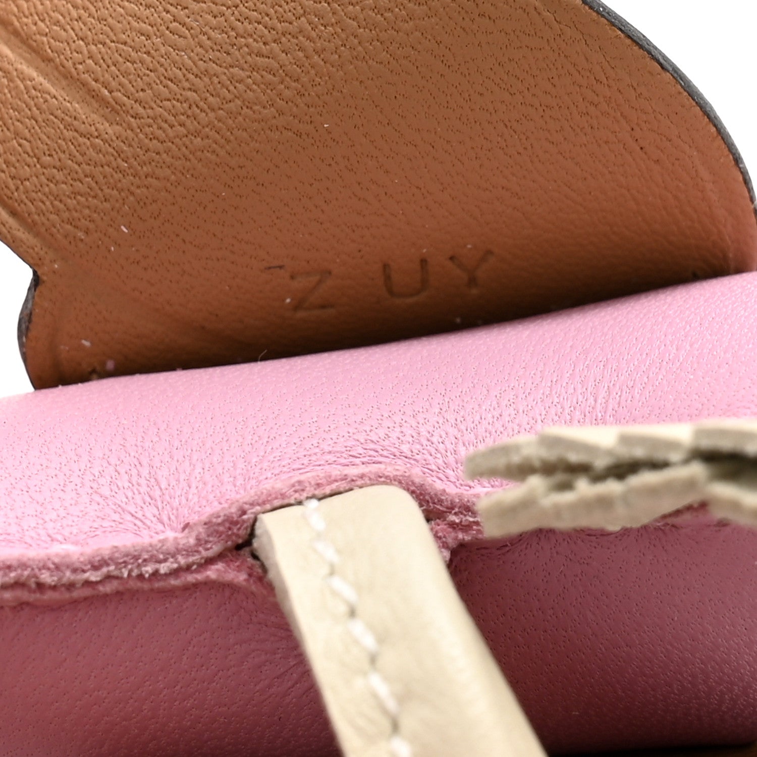 Hermes Milo Lambskin Grigri Rodeo Pegase Horse Bag Charm PM Mauve Sylvestre Craie Chai 4 of 5