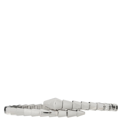 Bulgari 18K White Gold Serpenti Viper Bracelet L 1 of 4