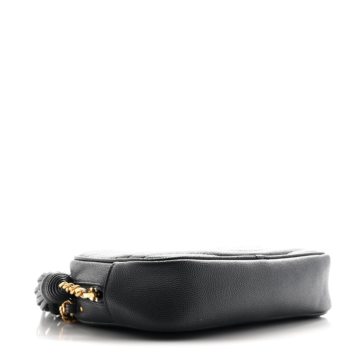 Saint Laurent Grain De Poudre Matelasse Monogram Mini Lou Camera Bag Dark Smog 4 of 10