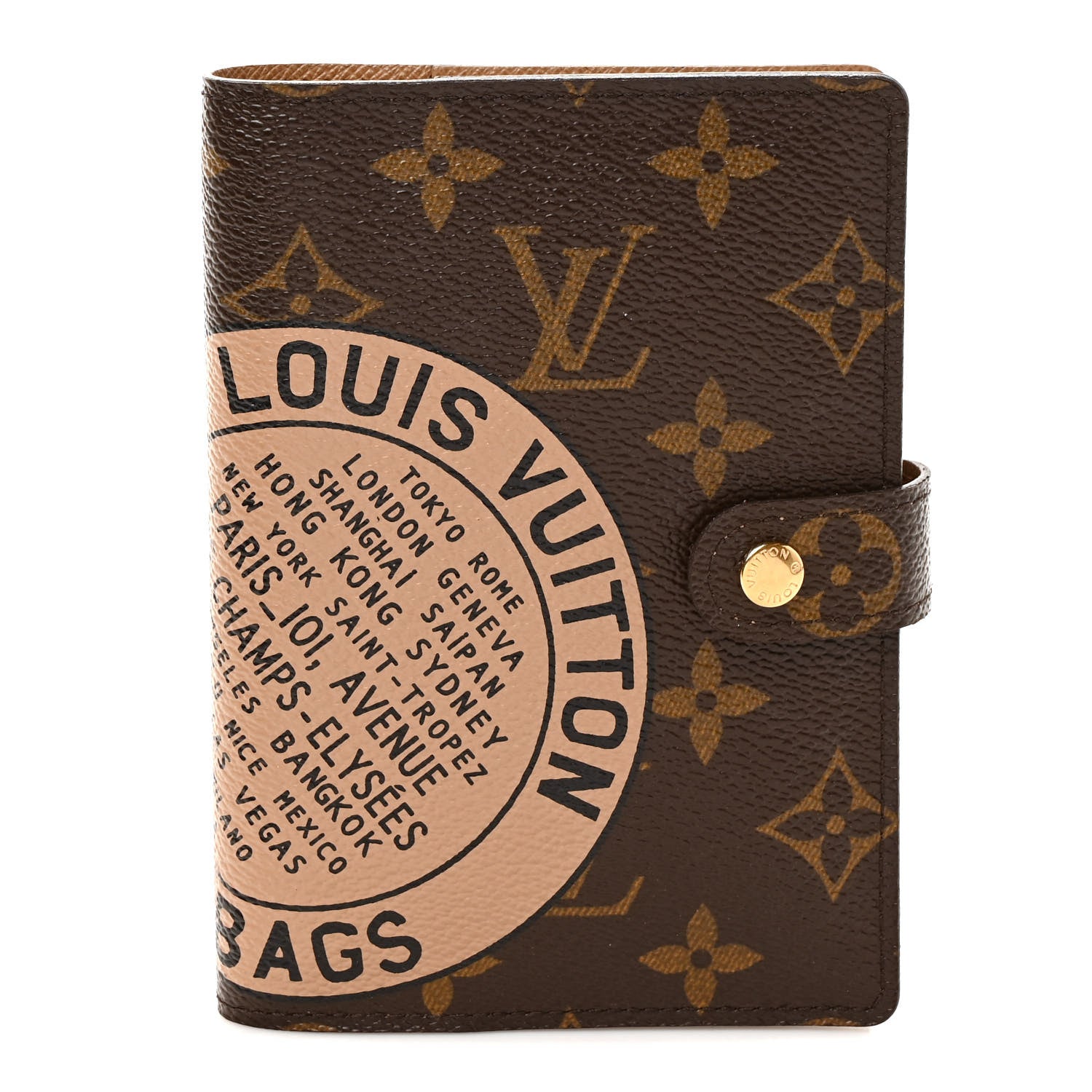 Louis Vuitton Monogram Complice Trunks and Bags Small Ring Agenda Cover Beige 1 of 6