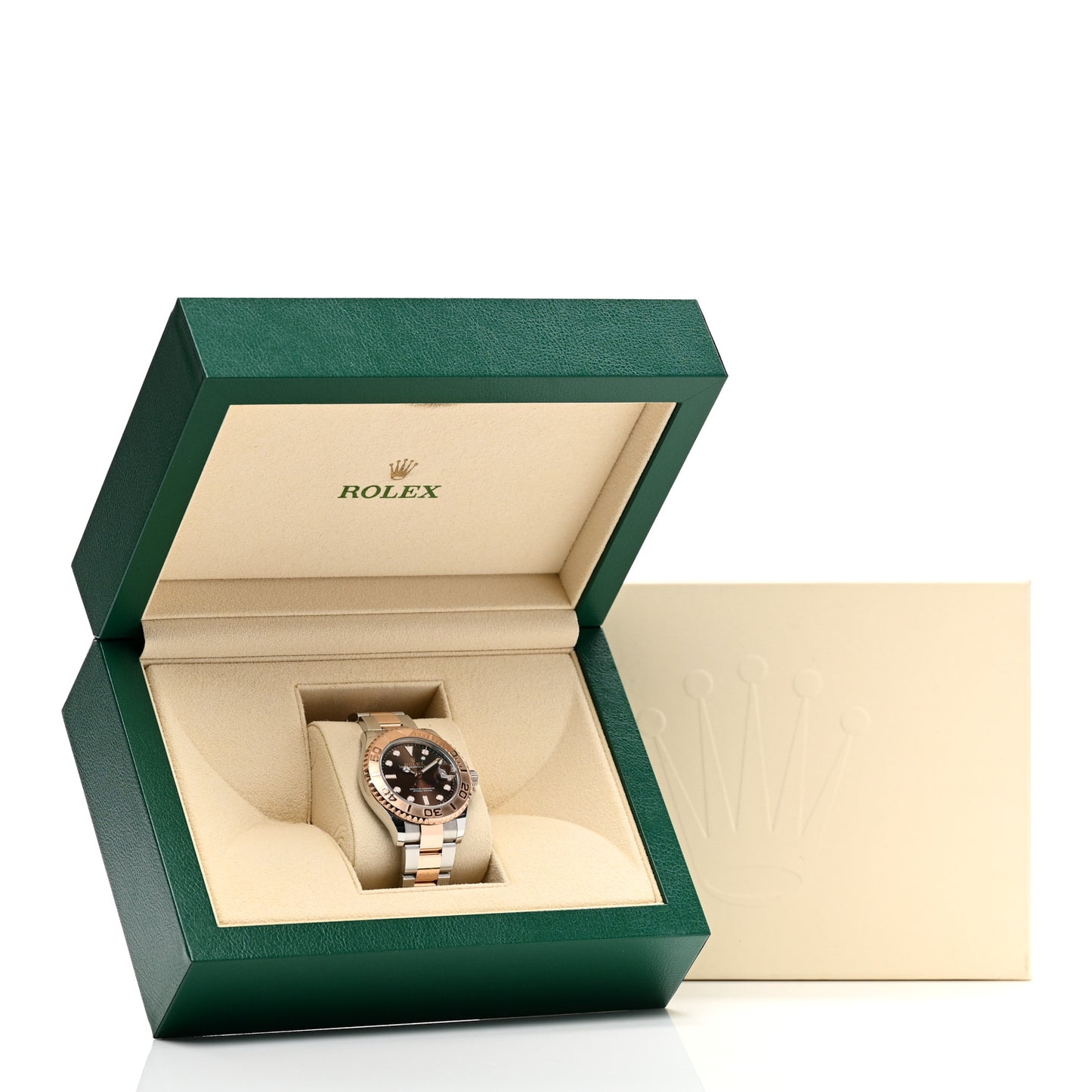 Stainless Steel 18K Everose Gold 40mm Yacht-Master Watch Chocolate 126621