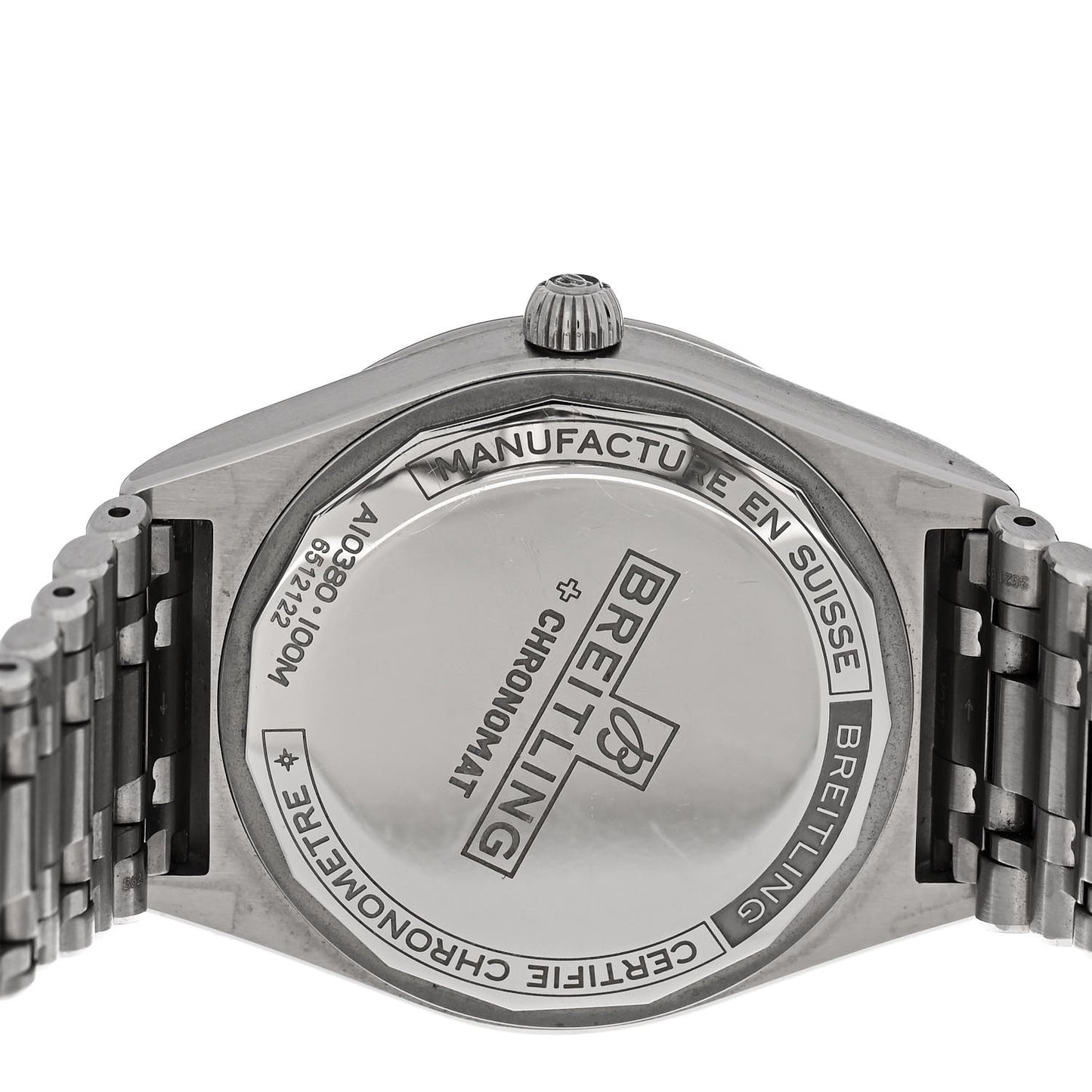 Stainless Steel Diamond Bezel 36mm Chronomat Automatic Watch Mint Green A10380