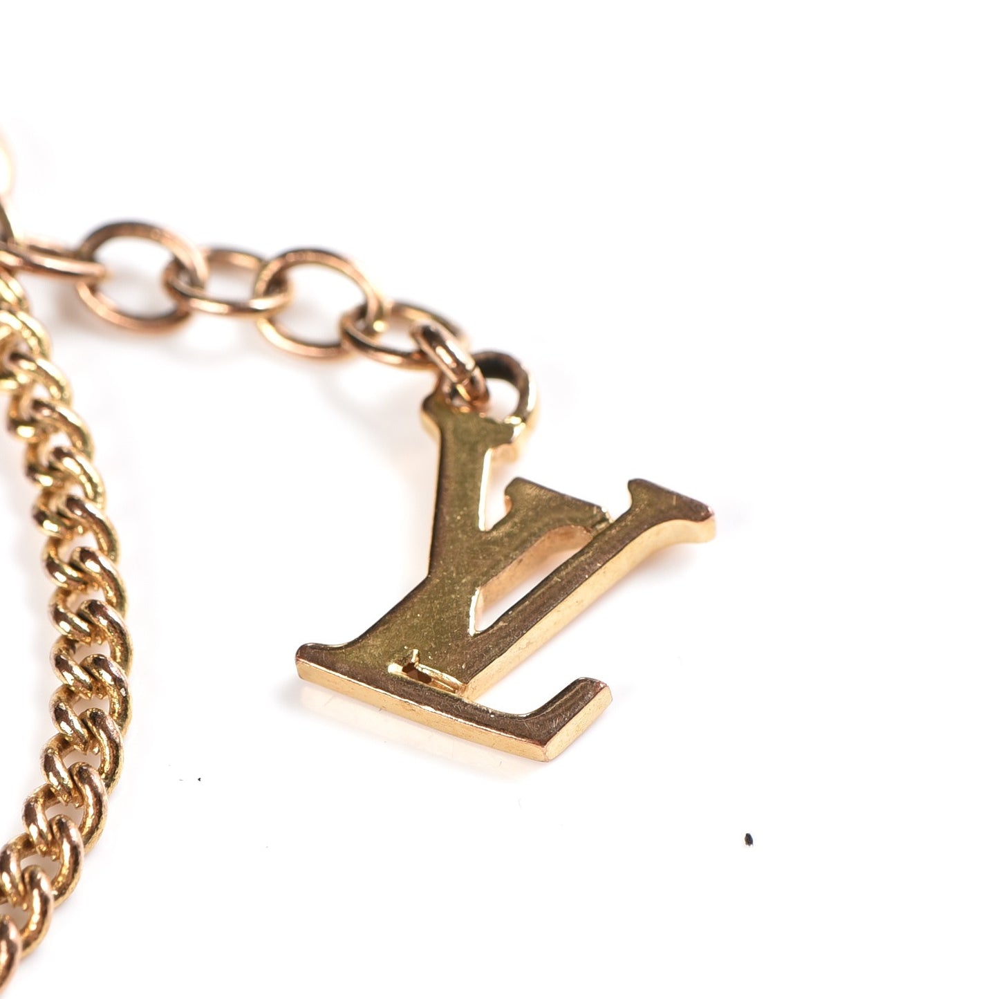 Sweet Monogram Charm Bracelet Gold Pink