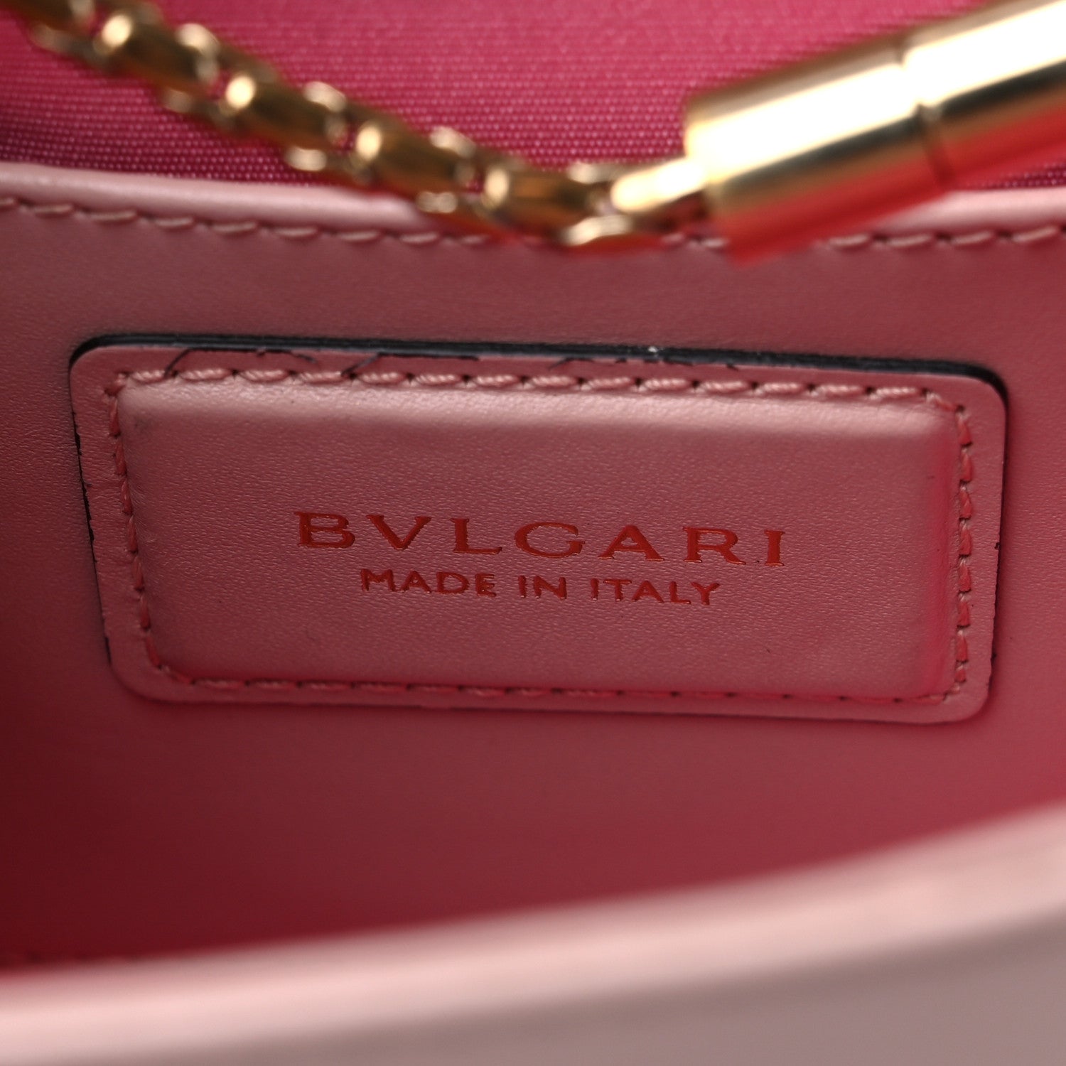 Bulgari Calfskin Small Serpenti Forever Snake Strap Crossbody Bag Light Pink 7 of 13