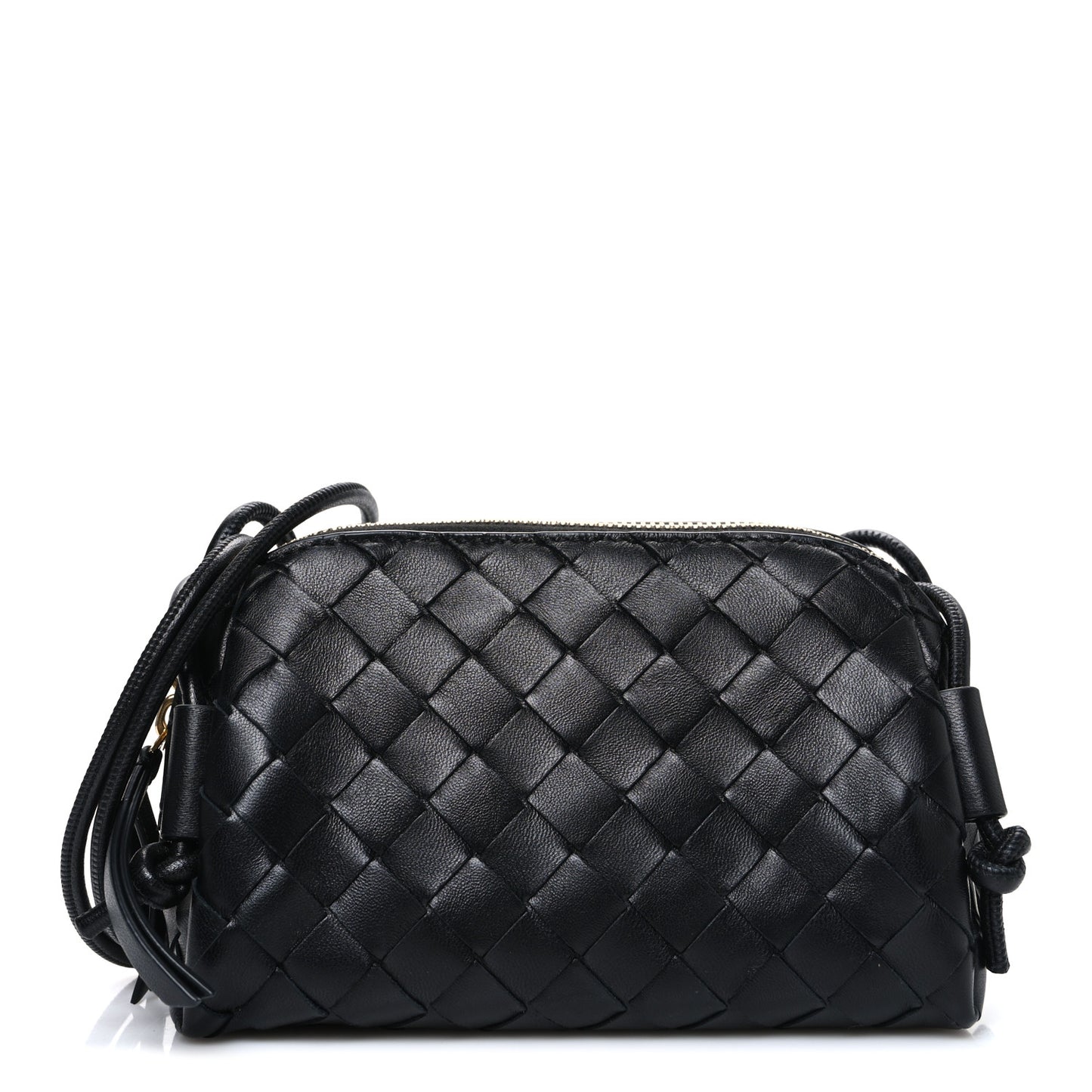Nappa Intrecciato Concert Pouch Black