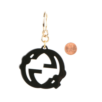 Gucci Crystal Resin Interlocking G Key Charm Black 2 of 4