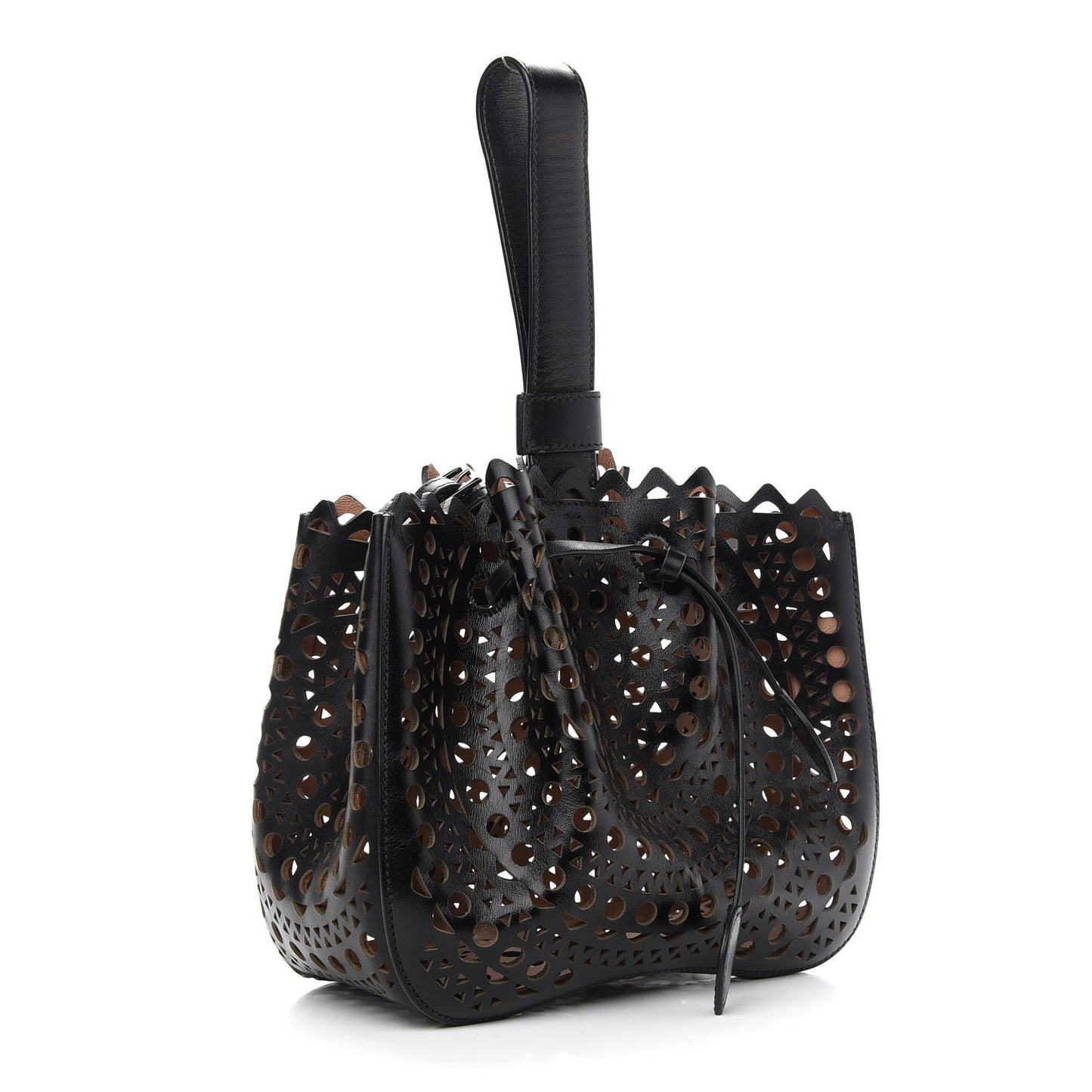 Lux Calfskin Vienne Rose-Marie 19 Bag Black