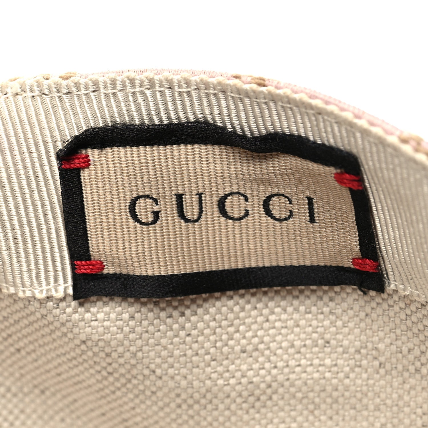 Gucci Monogram Jumbo GG Mosteri Baseball Hat S 56 Beige Light Pink 7 of 10