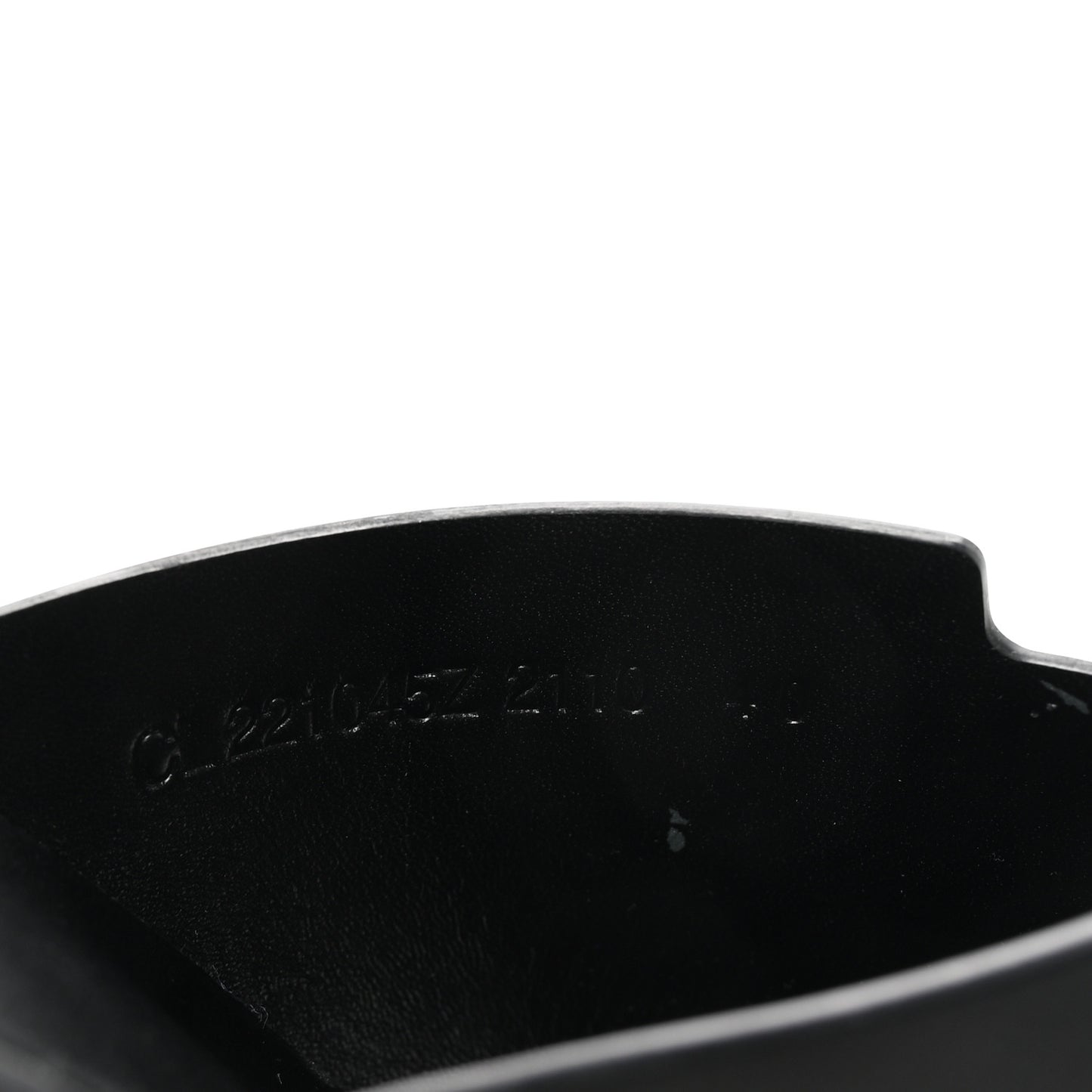 Calfskin Ellipse Sandals 40 Black