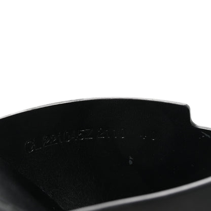 Hermes Calfskin Ellipse Sandals 40 Black 9 of 9