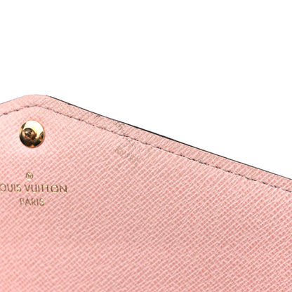 Louis Vuitton Damier Ebene Sarah Wallet NM Rose Ballerine 11 of 18