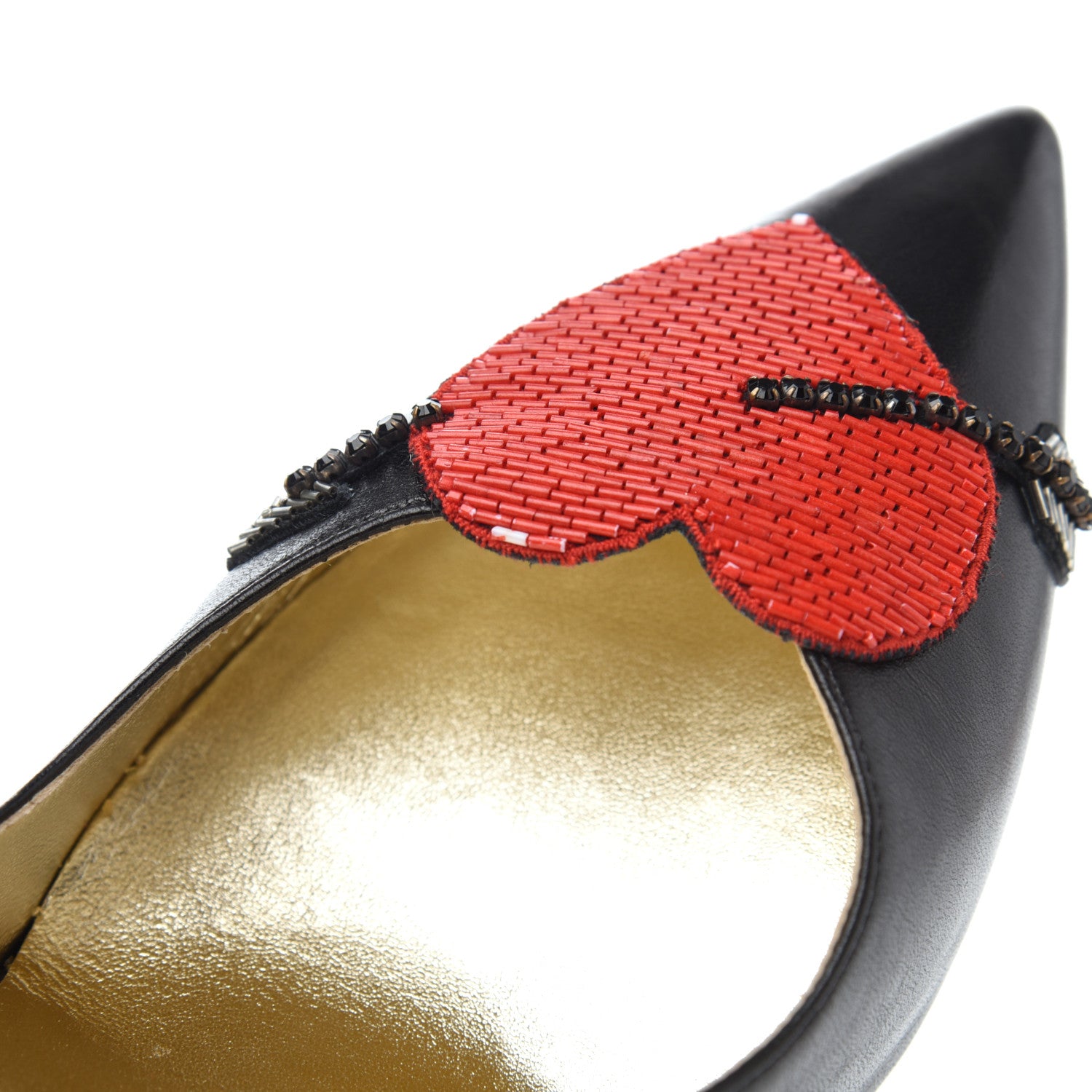 Valentino Garavani Calfskin Heart and Arrow 110mm Pumps 40 Black 11 of 18